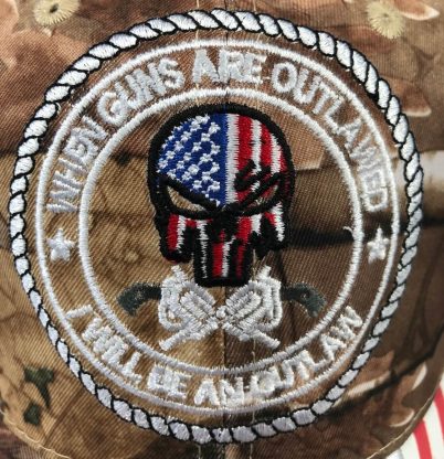 pro gun cap embroidery