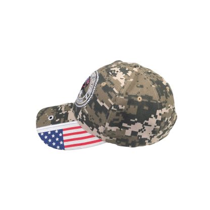 side view of outlaw cap in digi camo