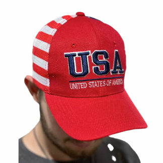 usa ballcap for sale patriotic ballcap with mesh breathable back embroidered usa lettering on front