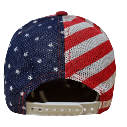 USA Flag  Mesh Cap - Patriotic Stars & Stripes Ballcap - Image 4