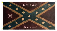 buy 6th regiment kentucky volunteers battle flag with honors 3 x 5 feet