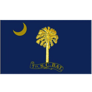 7th SC Battalion Flag Confederate Regimental Unit