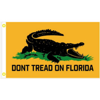 dont tread on florida yellow gator flag