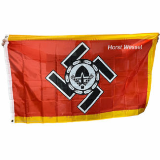 nazi reich labor service horst wessel reichsarbeitsdienst insignia RAD section flag 3x5 feet polyester