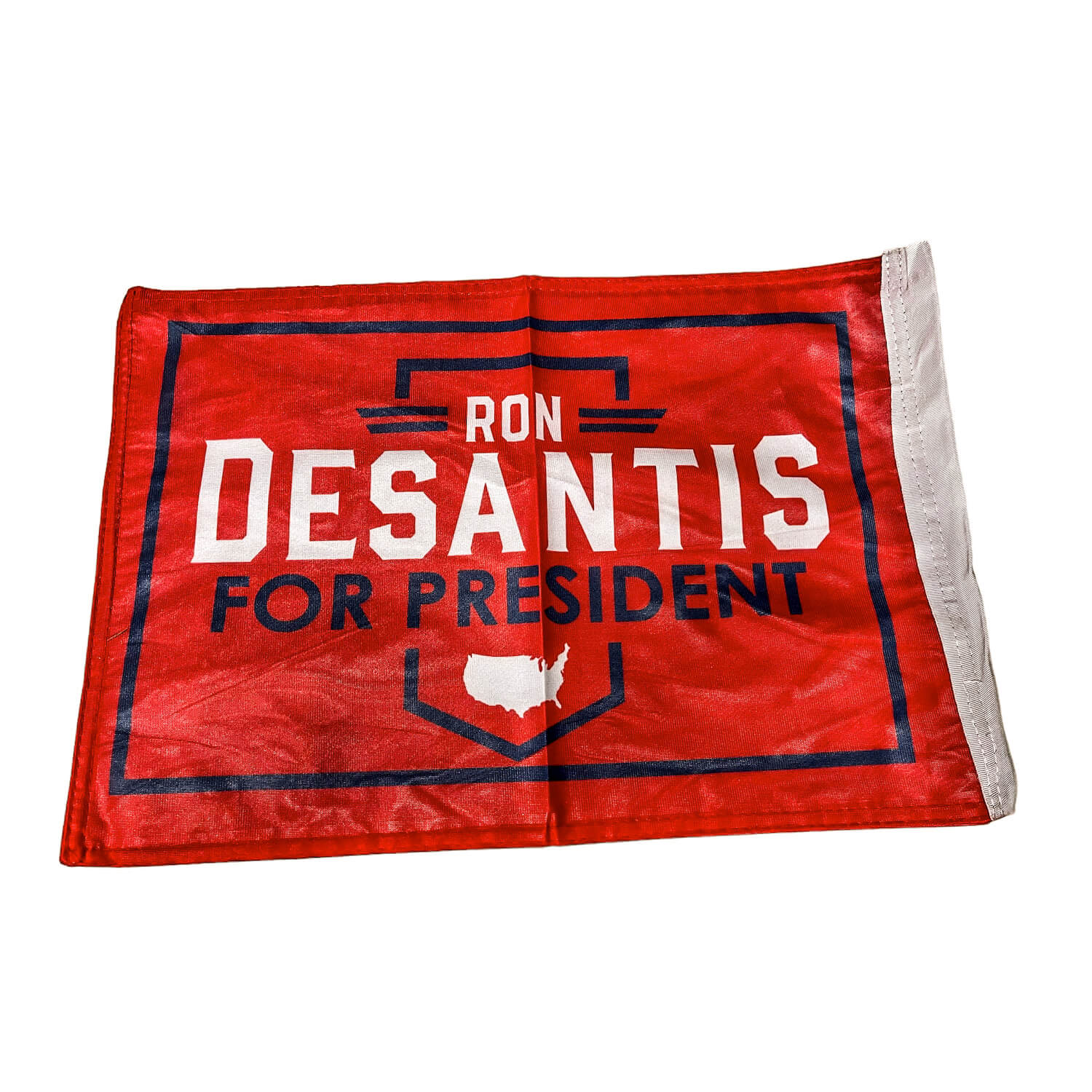 Ron Desantis for President Flags for Sale – RED – Boat / ATV / Golf Cart / Bike Flags (12 x 18 inch Sleeve) – Double Sided - Image 2