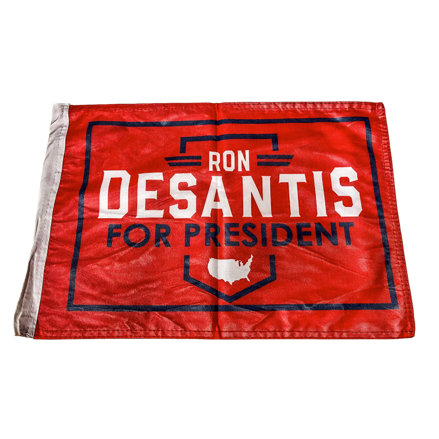 Ron Desantis for President Flags for Sale – RED – Boat / ATV / Golf Cart / Bike Flags (12 x 18 inch Sleeve) – Double Sided