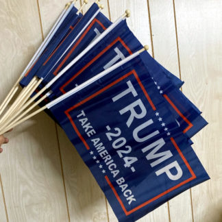 trump flags for yard (on stick no pole)