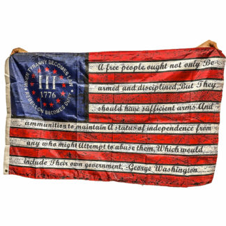 3% 1776 2nd amendment flag