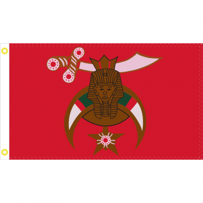 Shriner Flag Pink Sword 3 X 5 ft. Standard