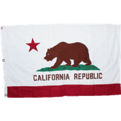California Cotton Flag 2 x 3 ft.
