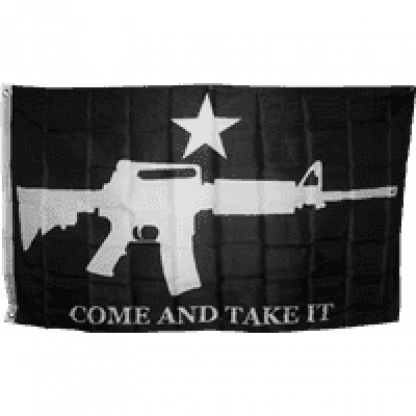 m4 black come and take it flag