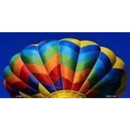 Rainbow Balloon License Plate