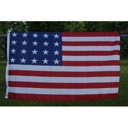 USA 20 Star Linear Flag 3 X 5 ft. Standard
