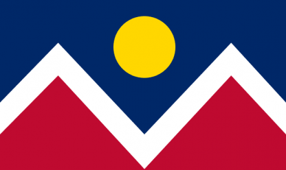 Denver City Flag 3 X 5 Standard
