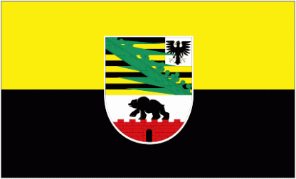Saxony-Anhalt Flag (German State Flag) 3 X 5 ft. Standard