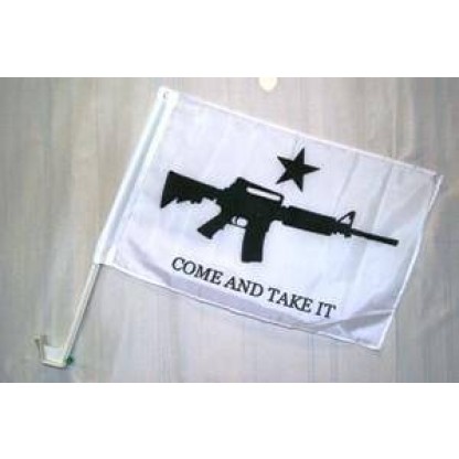 M4 Come and Take It Car Flag (double sided)