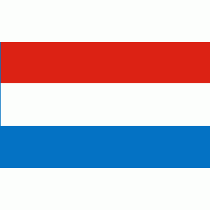 Luxembourg Flag 12 X 18 inch on stick