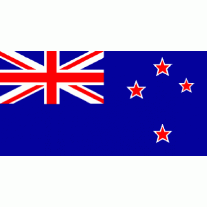 New Zealand Flag 12 X 18 inch on stick