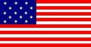 15 Stars 15 Stripes U.S. 2 x 3 Nylon Appliqued Flag (USA Made)