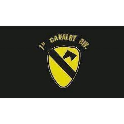 1st Cavalry Division (Black) Flag 3 X 5 ft. Standard