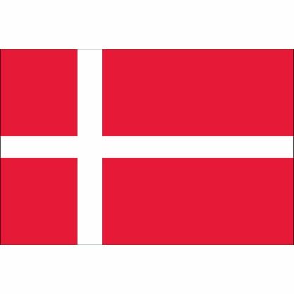 Denmark Flag Nylon Sewn Embroidered Flags 3x5 ft
