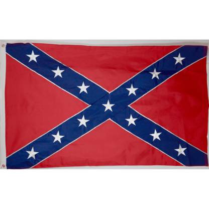 Rebel Flag - Confederate Flag -  Nylon Embroidered - Collectors Edition 2x3,3x5,4x6,5x8,6x10