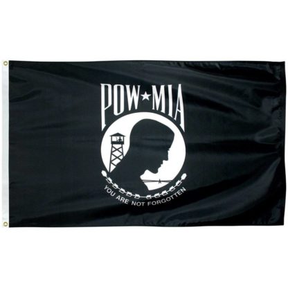 POW MIA FLAG for Sale 3x5 embroidered sewn
