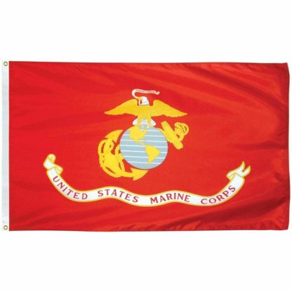 USMC Flag - US Marine Corps Flags 3 x 5 4 x 6 Poly-Max (USA Made)