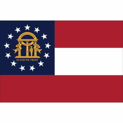 State of Georgia Flag 4 X 6 ft. Large