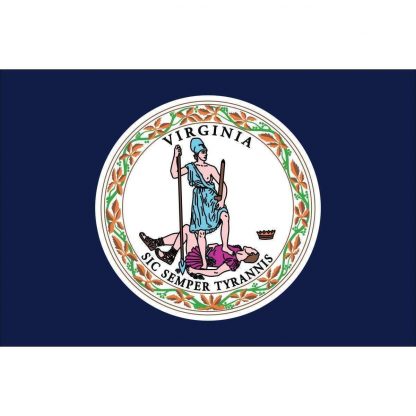 Virginia Flag - Nylon  3 x 5 ft. (USA Made)