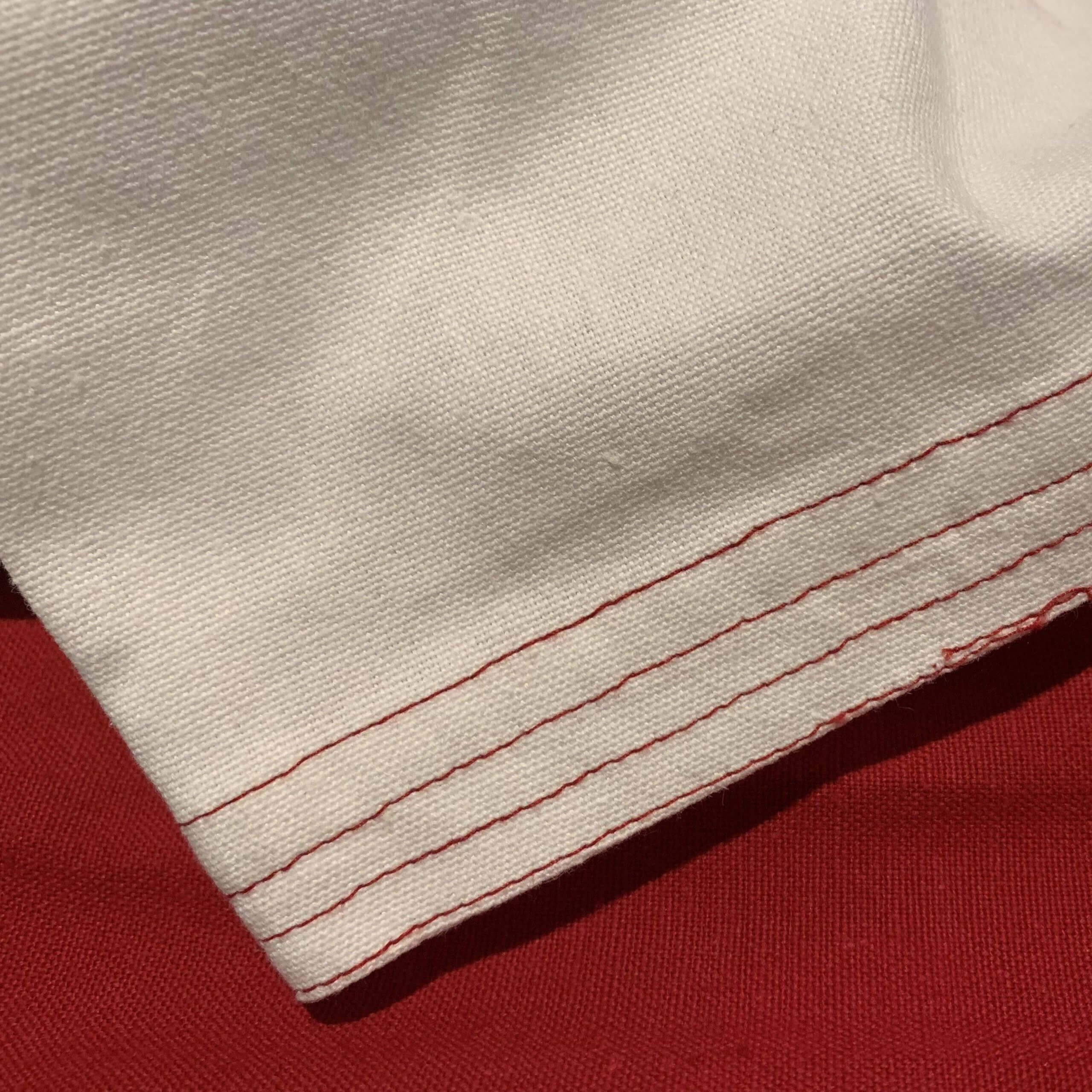 17th Infantry Georgia Cotton Flag 52 inch X 52 inch with Pole Hem Sleeve / Ties - Image 4