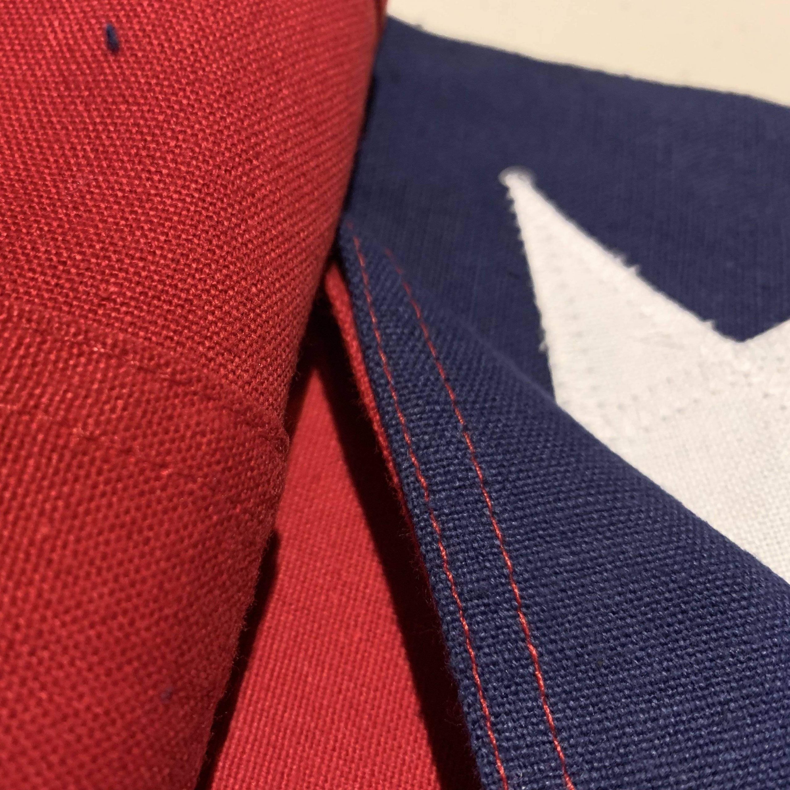 17th Infantry Georgia Cotton Flag 52 inch X 52 inch with Pole Hem Sleeve / Ties - Image 5