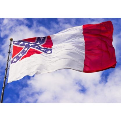 3rd National Confederate Flag - Double Nylon Outdoor Tough Heavy Duty Flags - Image 2