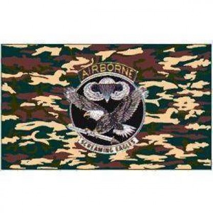 Airborne Camo Screaming Eagles Flag 3 X 5 ft. Standard