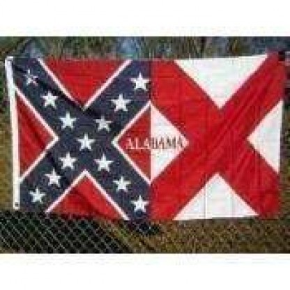 Alabama Rebel Flag 3 X 5 ft. Standard