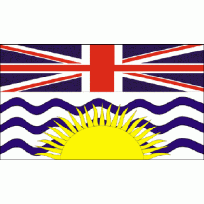 British Columbia Flag, (Canada) 3 X 5 ft. Standard