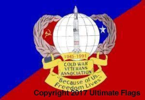 Cold War Veteran Flag 3x5 ft Standard Custom Made - Image 2