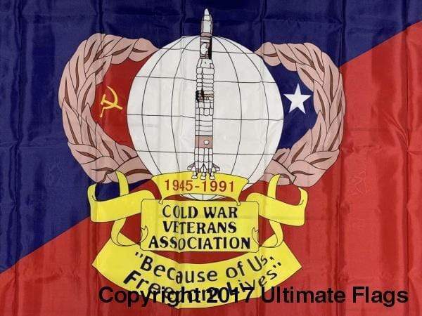 Cold War Veteran Flag 3x5 ft Standard Custom Made - Image 3
