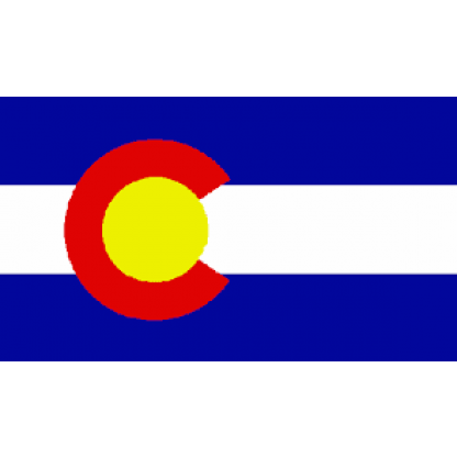 Colorado Knitted Nylon 5 x 8 Flag