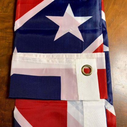 Confederate Artillery Battle Flag (Square With White Border) 36 X 36 Inch - Image 4