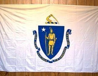 massachusetts flag for sale in 4x6 nylon printed outdoor