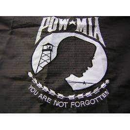 embroidered pow mia