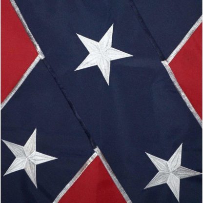 Rebel Flag - Confederate Flag -  Nylon Embroidered - Collectors Edition 2x3,3x5,4x6,5x8,6x10 - Image 4