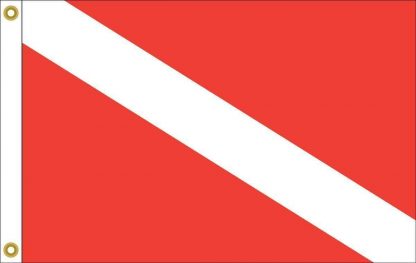 Skin Diver Flag Nylon Printed (Made in America)