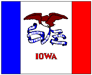 State of Iowa Flag 3 X 5 ft. Standard
