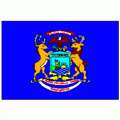 State of Michigan Flag 3 X 5 ft. Standard