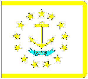 State of Rhode Island Flag 4 X 6 ft. Large