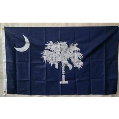 State of South Carolina Flag Nylon Embroidered 2 x 3 ft.