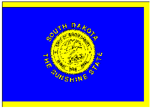 State of South Dakota Flag 4 X 6 ft. Large