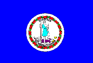 State of Virginia Flag 4 X 6 ft. Large